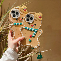 Cute Gingerbread Man iPhone Case