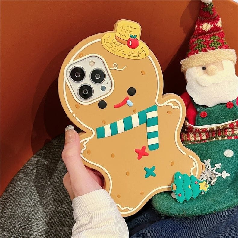 Cute Gingerbread Man iPhone Case