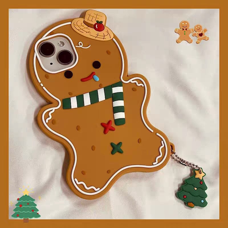 Cute Gingerbread Man iPhone Case