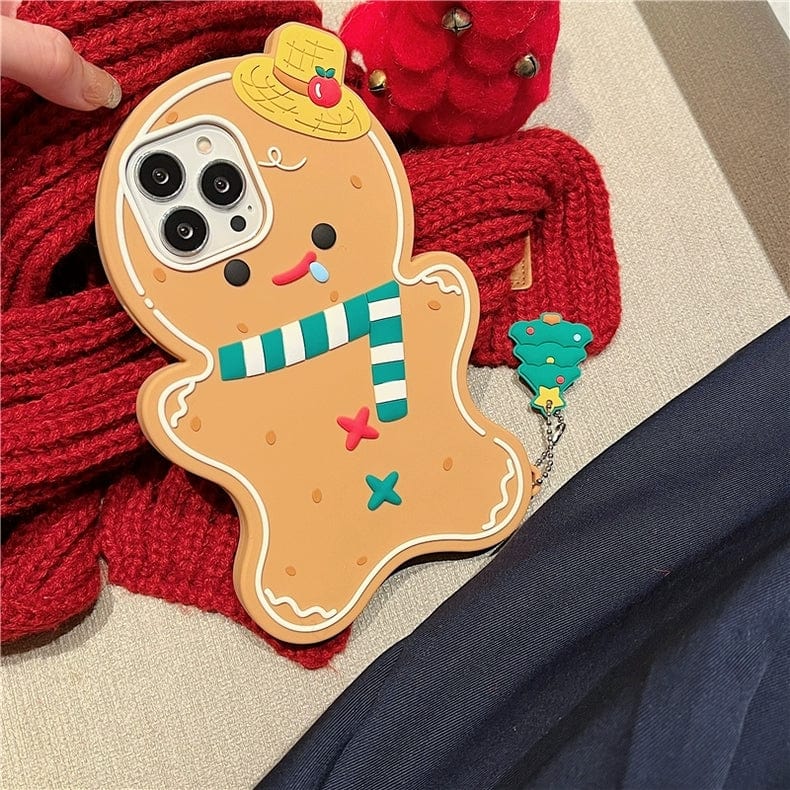 Cute Gingerbread Man iPhone Case