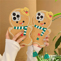 Cute Gingerbread Man iPhone Case