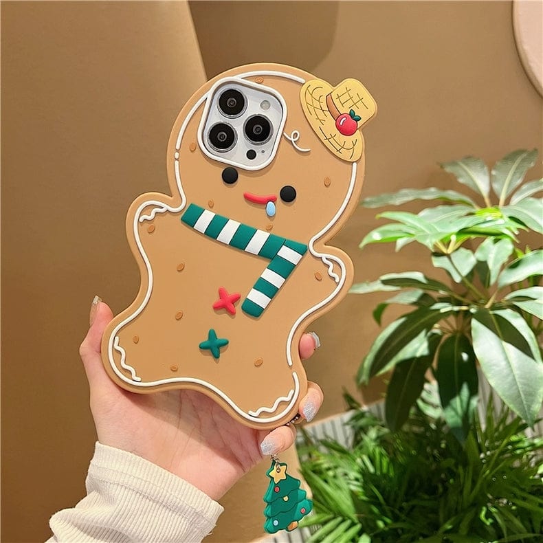 Cute Gingerbread Man iPhone Case