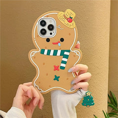 Cute Gingerbread Man iPhone Case