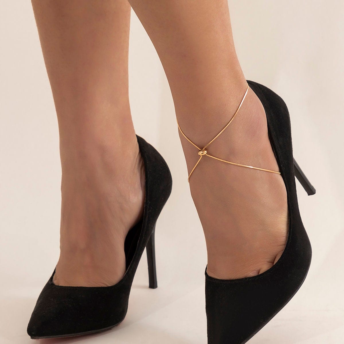 Dainty Adjustable Barefoot Sandal Foot Chain Anklet