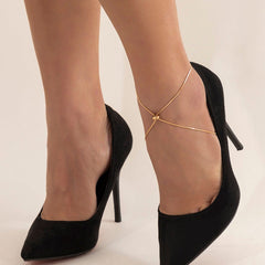 Dainty Adjustable Barefoot Sandal Foot Chain Anklet