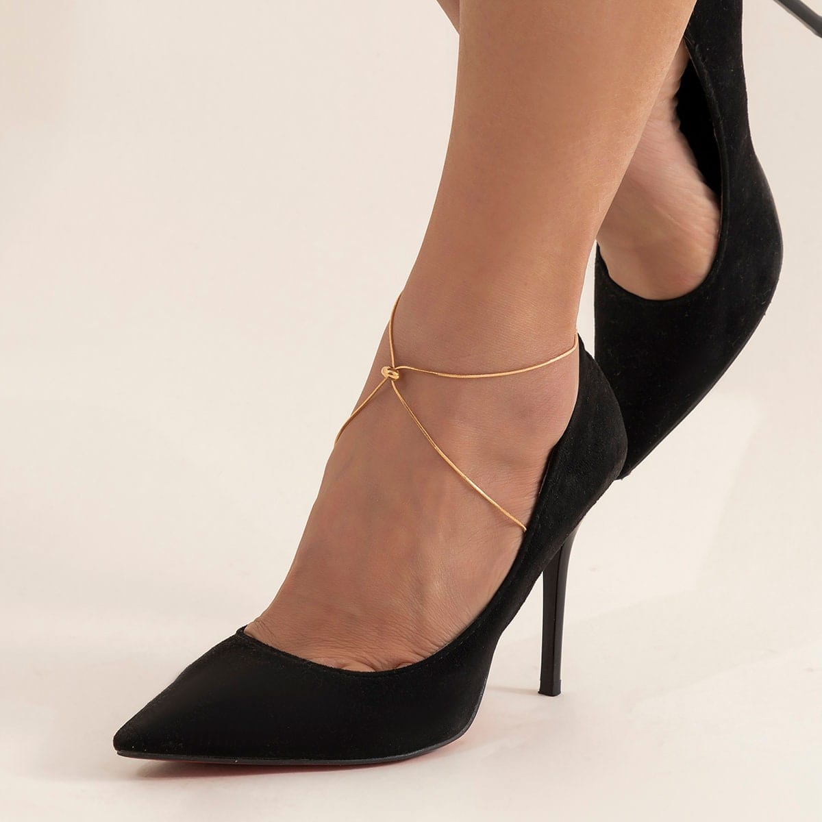Dainty Adjustable Barefoot Sandal Foot Chain Anklet