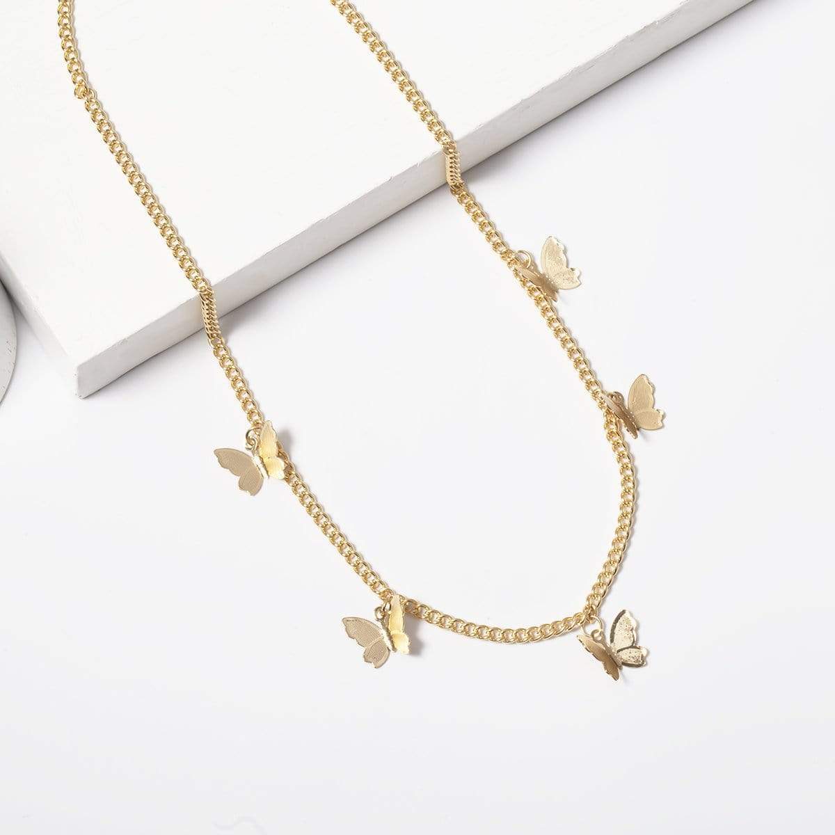 Dainty Butterfly Choker Necklace