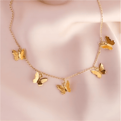 Dainty Butterfly Choker Necklace