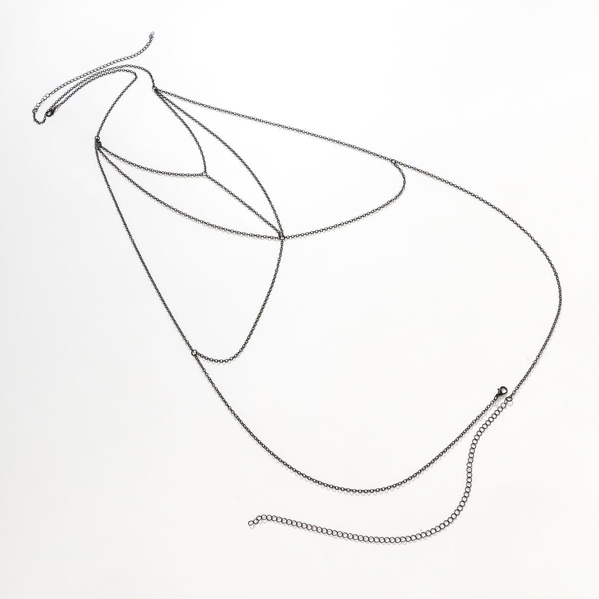 Dainty Layered Enamel Body Chain Bra