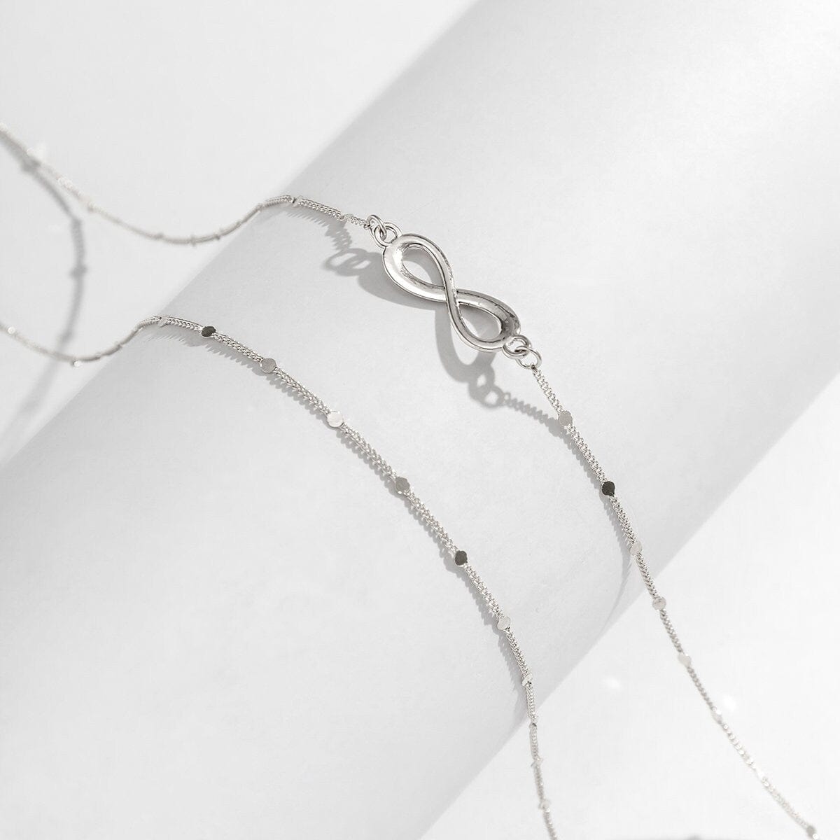 Dainty Layered Infinity Belly Chain Set