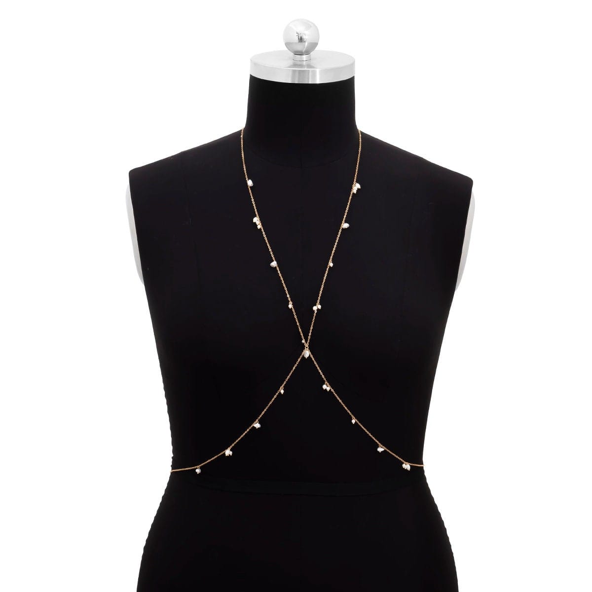 Dainty Pearl Charm Layering Bikini Body Chain