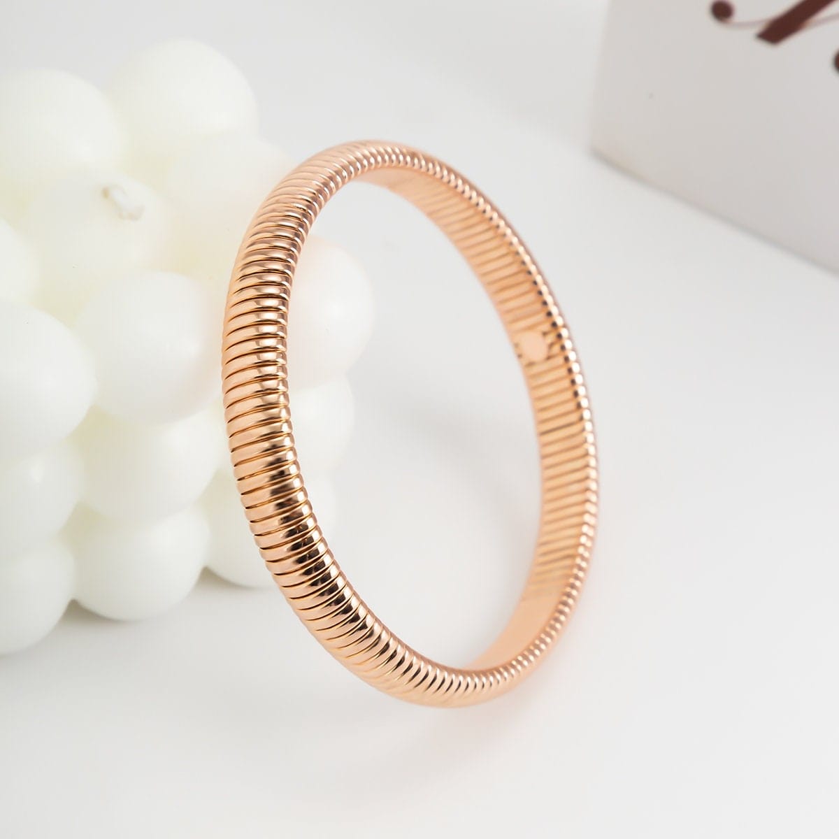 Geometric Metallic Bangle Bracelet