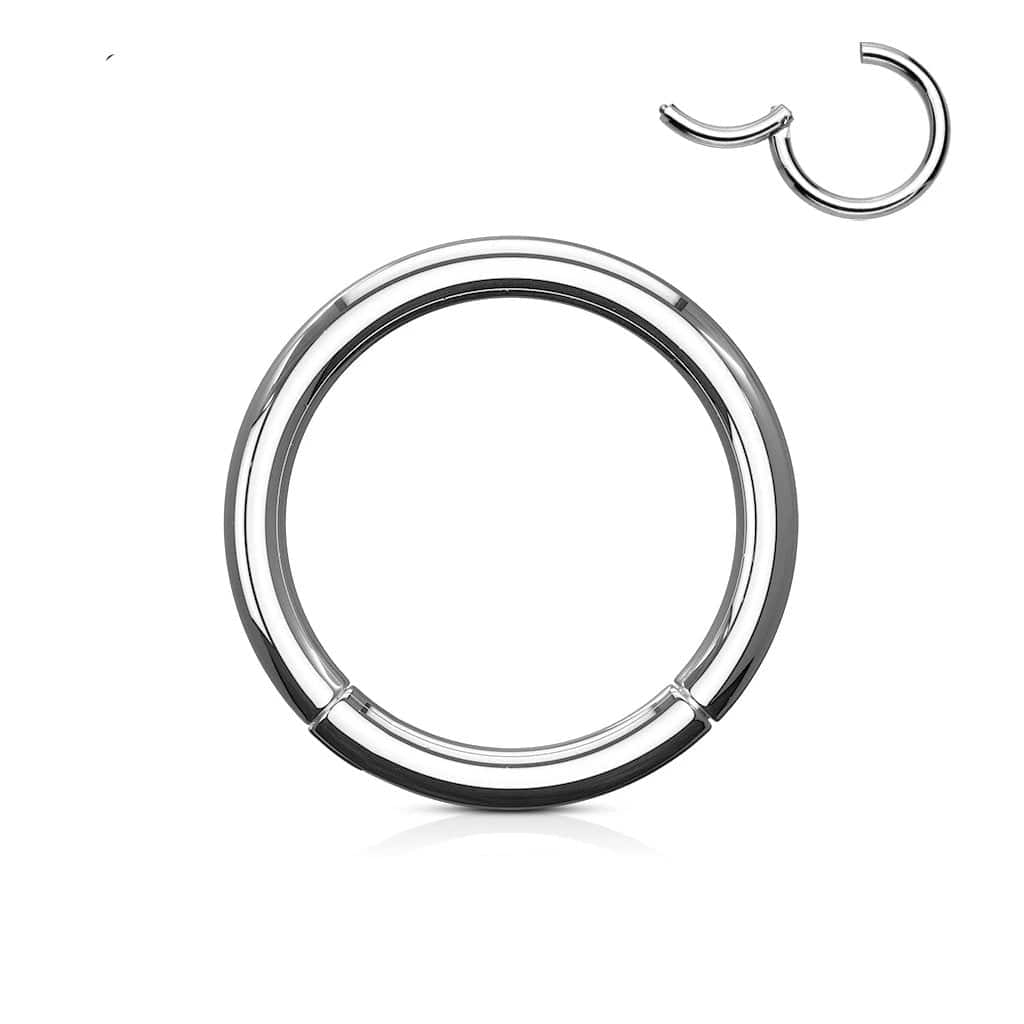 Hinged Easy Clicker CBR Segment Hoop Cartilage Helix Tragus Septum Ring