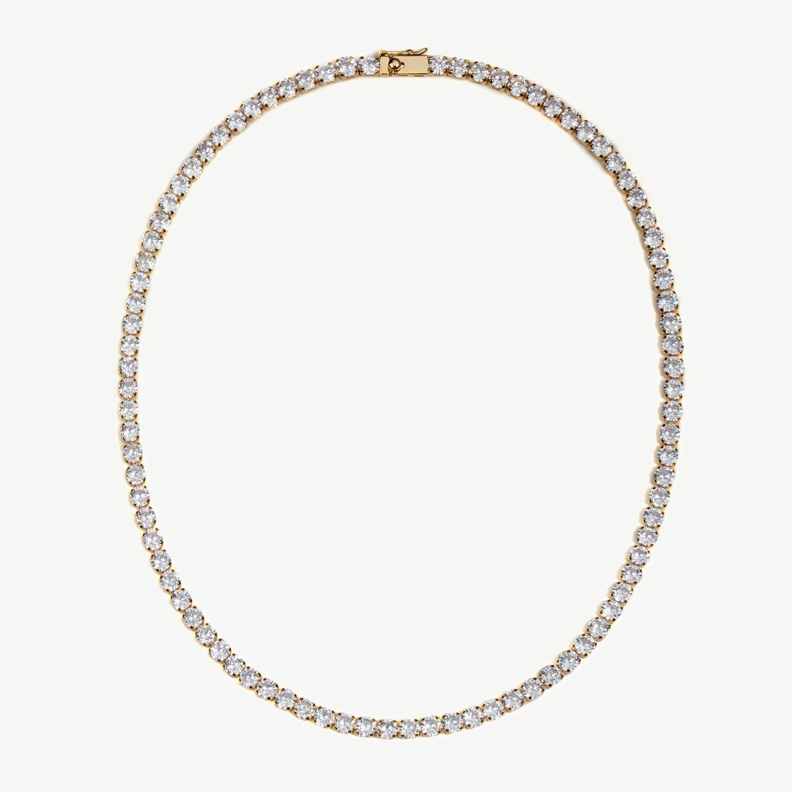 4mm Timeless Gold Tennis Necklace