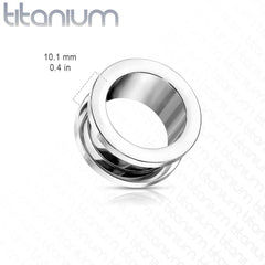 Implantat-Titanium-Abstandshalter zum Anschrauben für Ohrtunnel