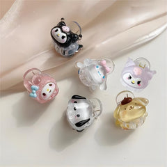 Kawaii 6 Pieces Sanrio Hair Clips Set