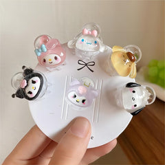 Kawaii 6 Pieces Sanrio Hair Clips Set