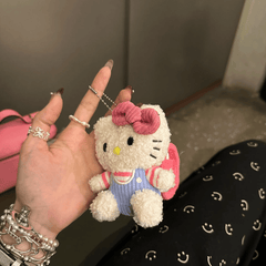 Kawaii Hello Kitty backpack Plush AirPods Earphone Case