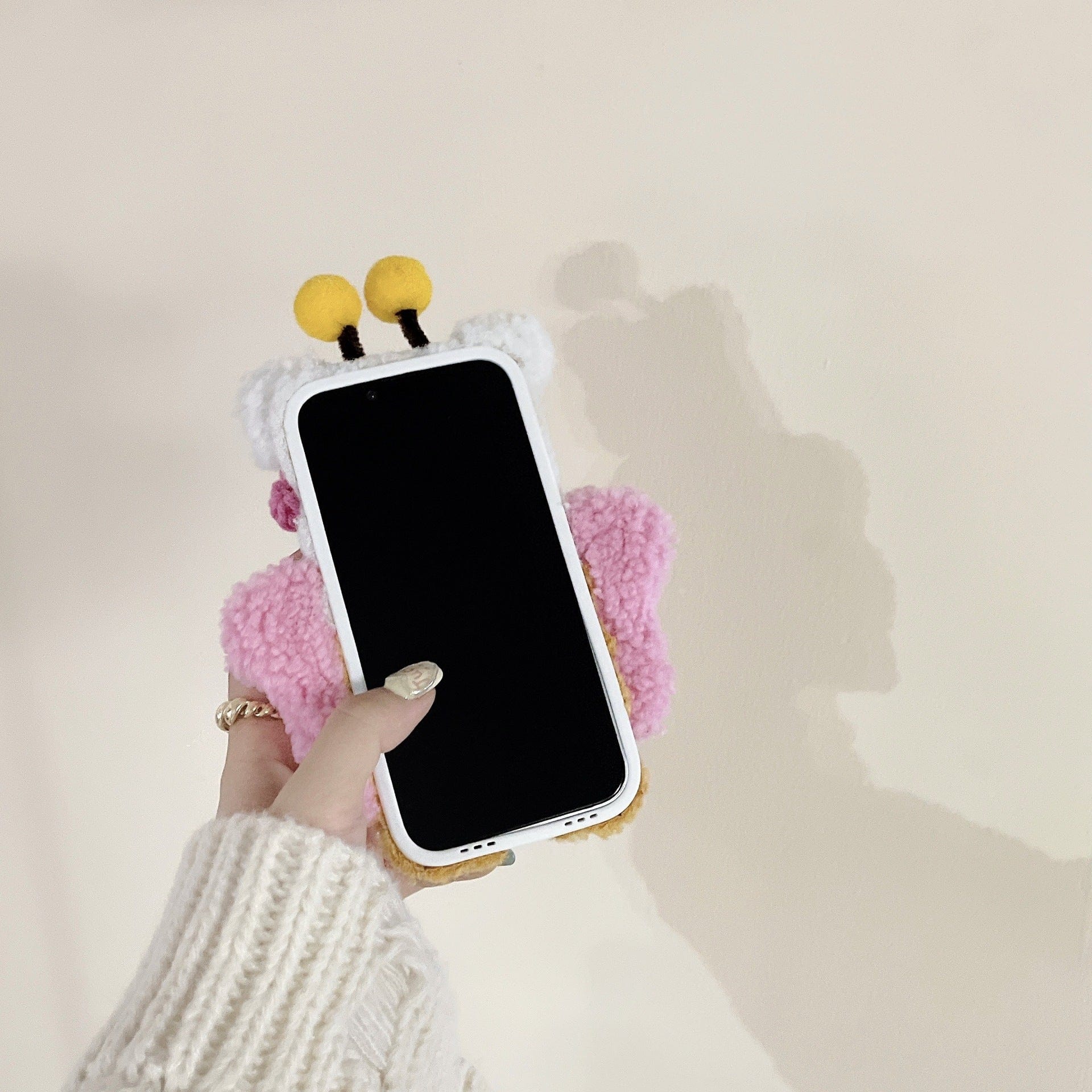 Kawaii Hello Kitty Bee Plush iPhone Case