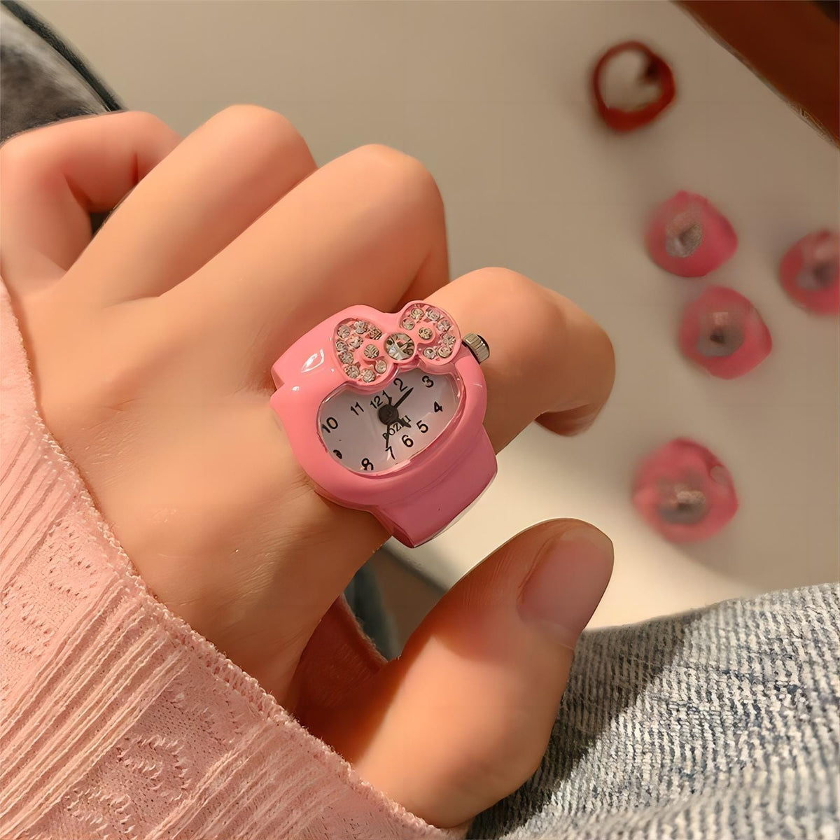 Kawaii Hello Kitty Watch Ring