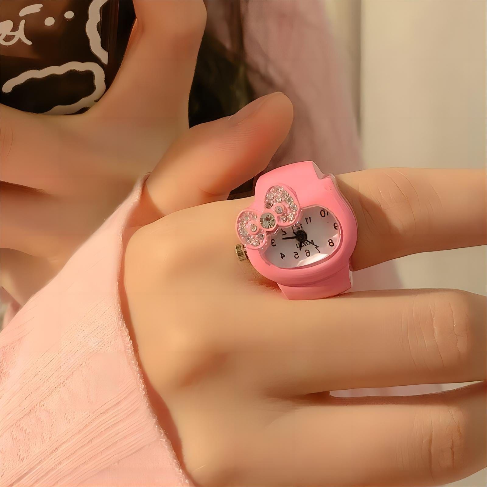 Kawaii Hello Kitty Watch Ring