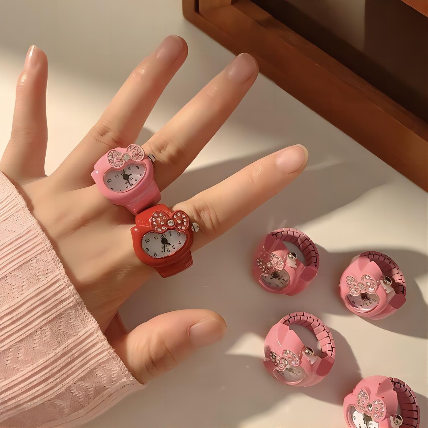 Kawaii Hello Kitty Watch Ring