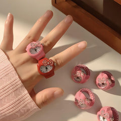 Kawaii Hello Kitty Watch Ring