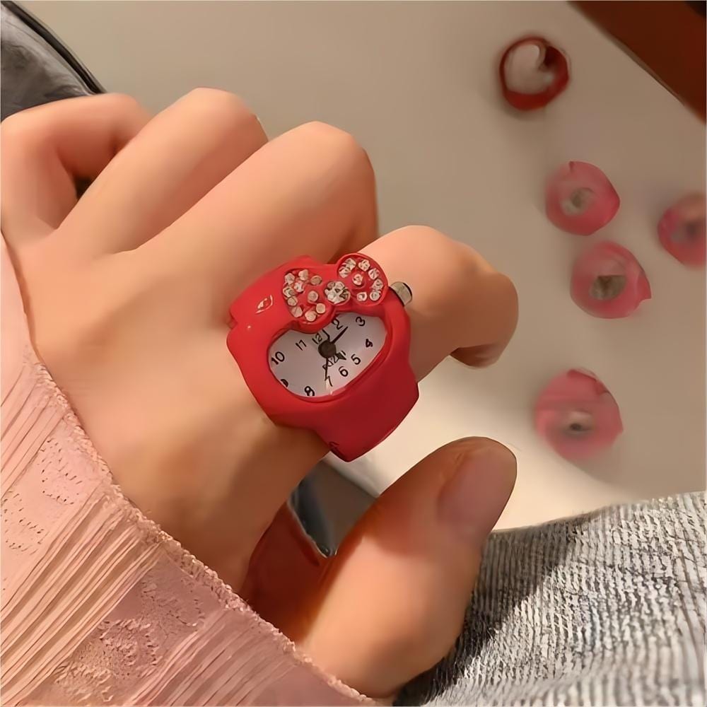 Kawaii Hello Kitty Watch Ring