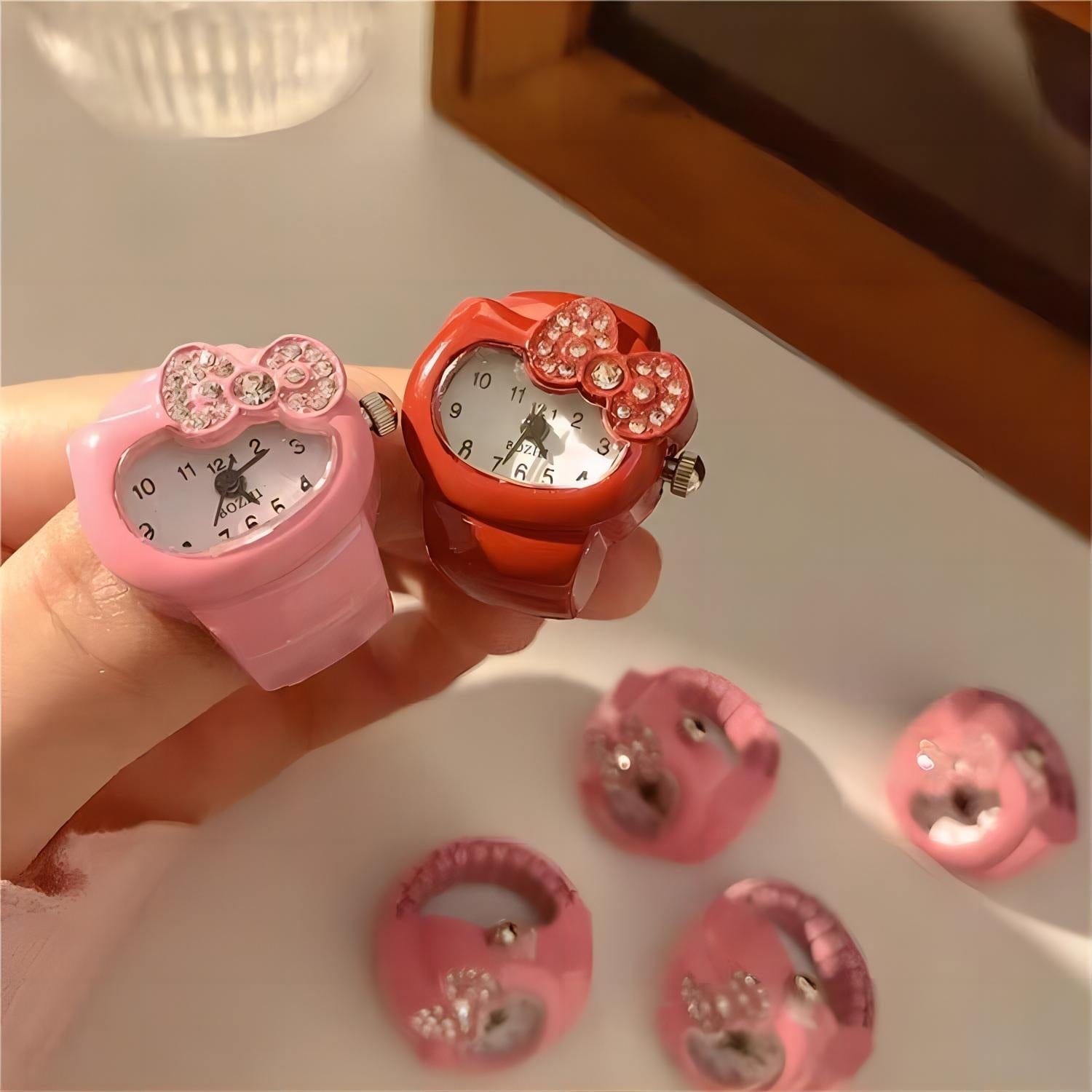 Kawaii Hello Kitty Watch Ring