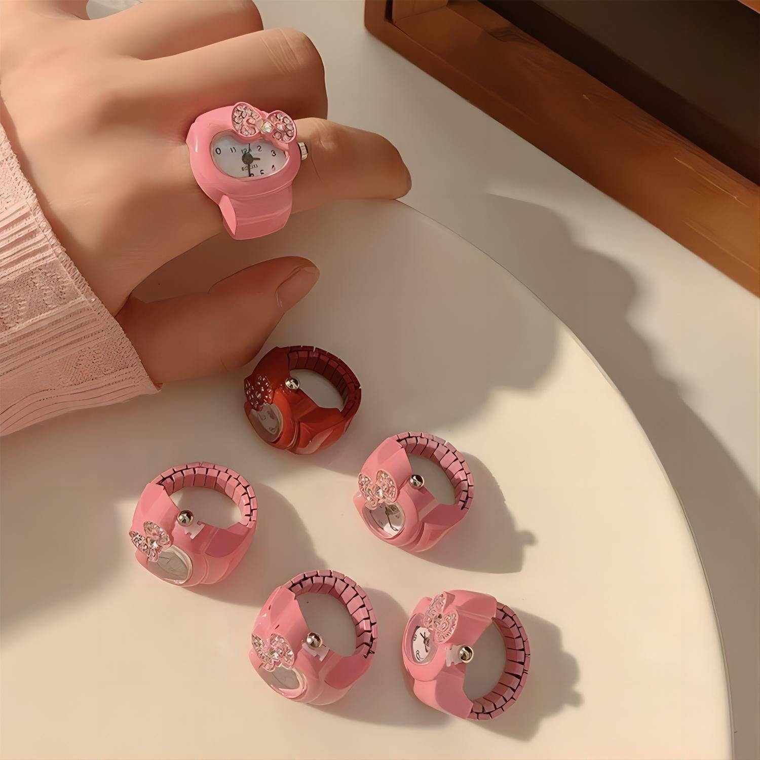 Kawaii Hello Kitty Watch Ring