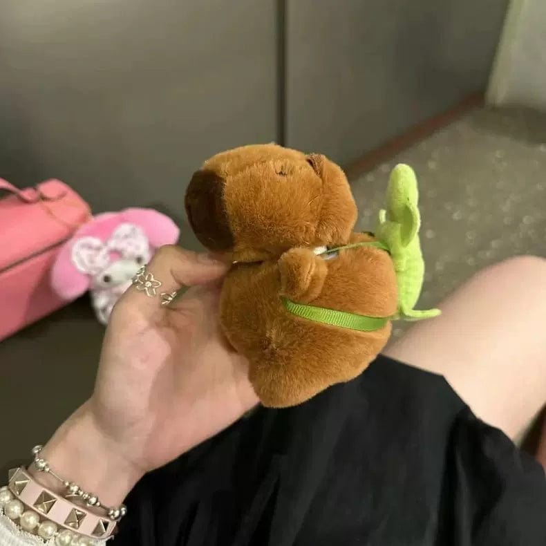 Kawaii Plush Capybara AirPods Earphone Case