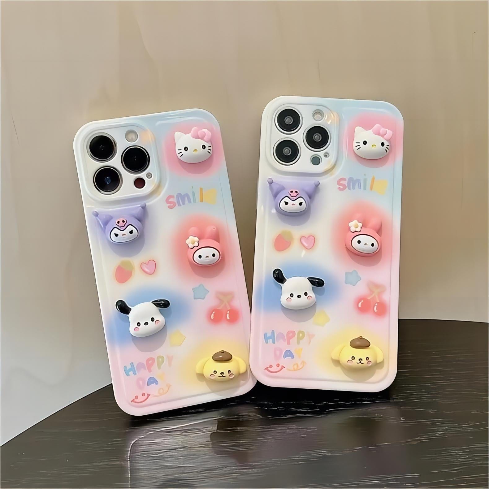 Kawaii Sanrio Family iPhone Case