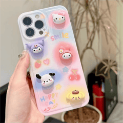 Kawaii Sanrio Family iPhone Case