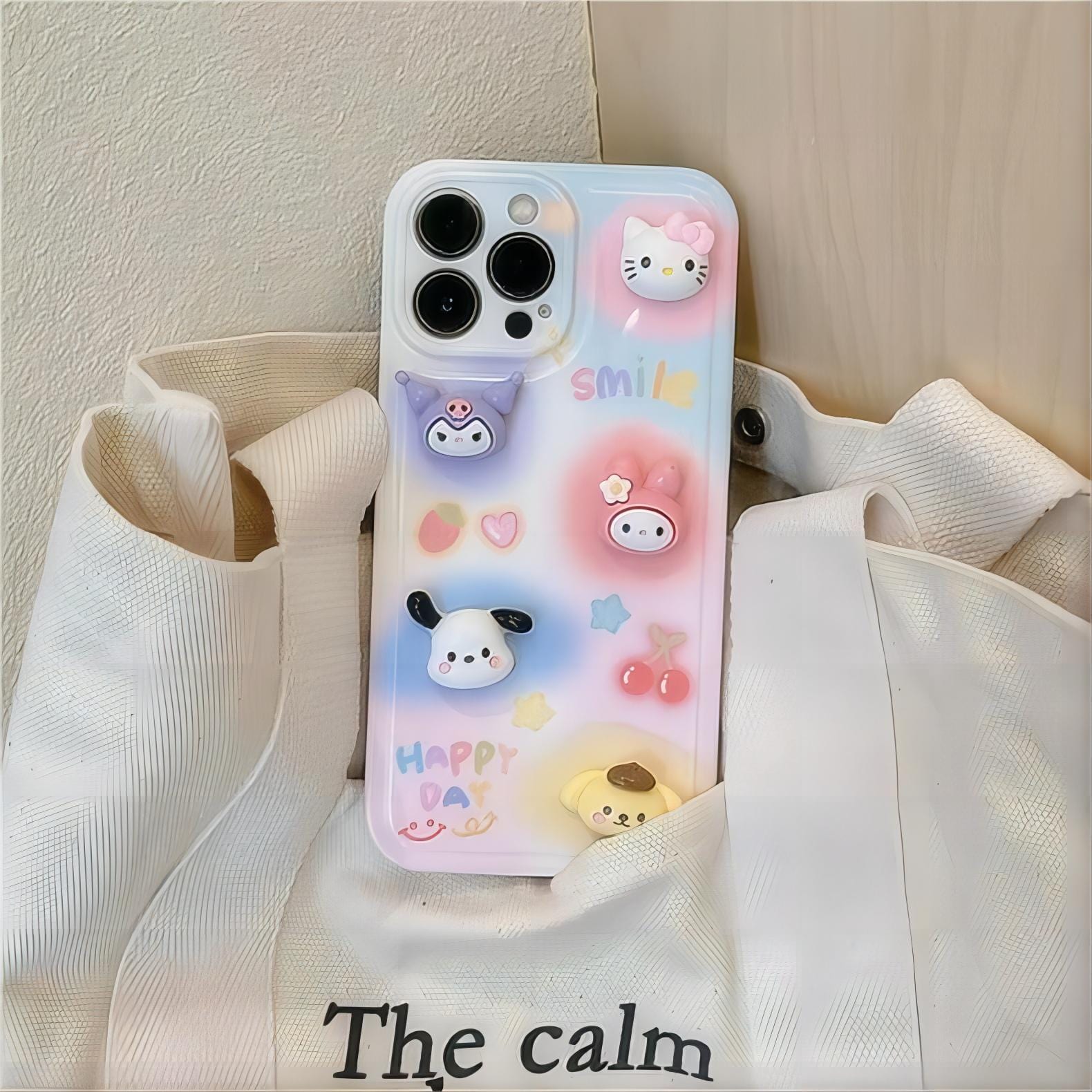 Kawaii Sanrio Family iPhone Case