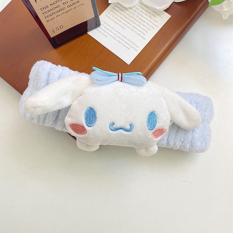 Kawaii Spa Makeup Face Wash Plush Headband