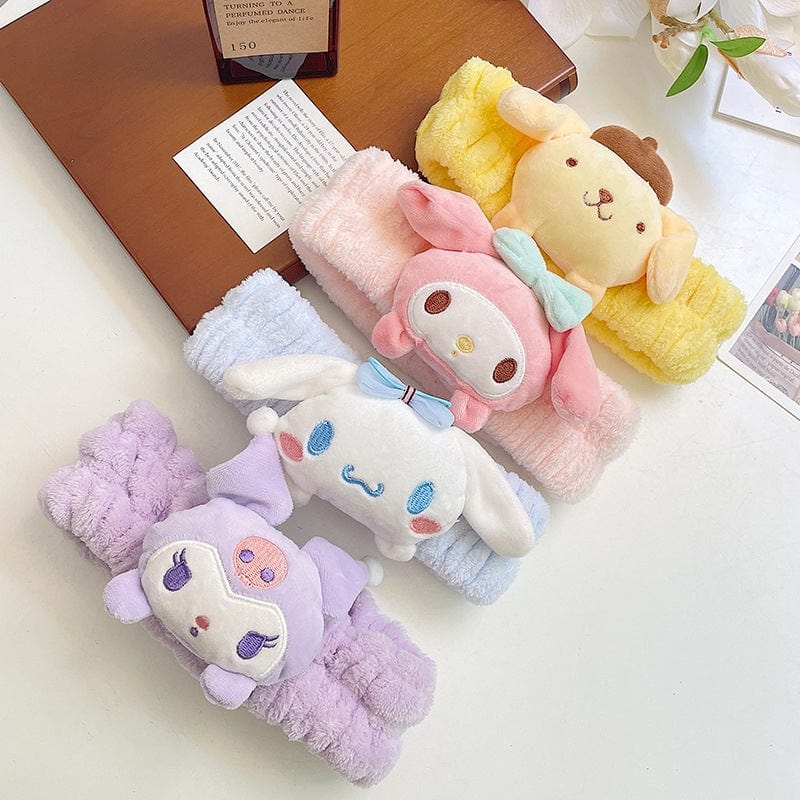 Kawaii Spa Makeup Face Wash Plush Headband