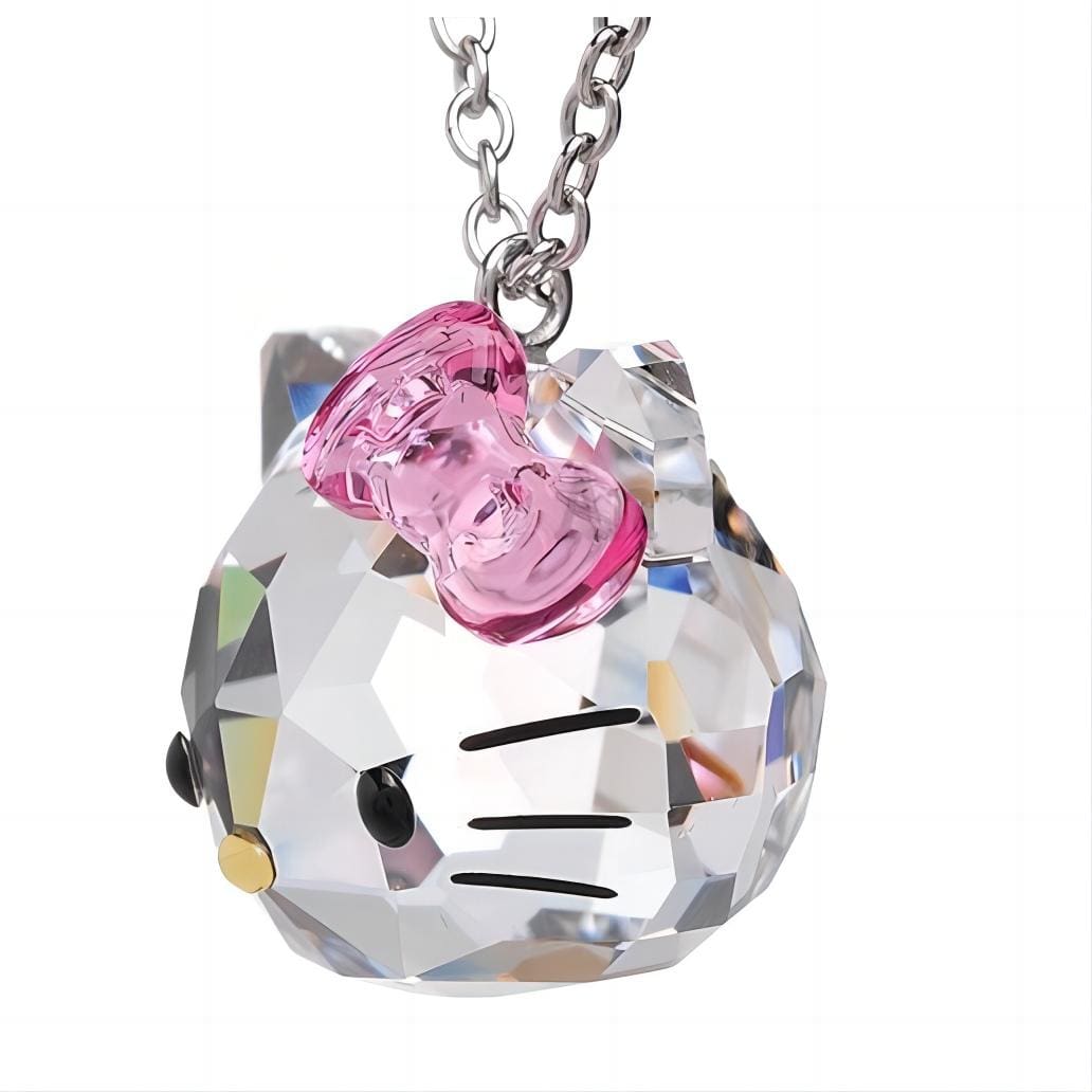 Kawaii Swarovski Hello Kitty Necklace