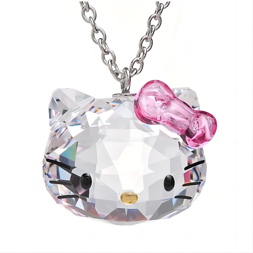 Kawaii Swarovski Hello Kitty Necklace