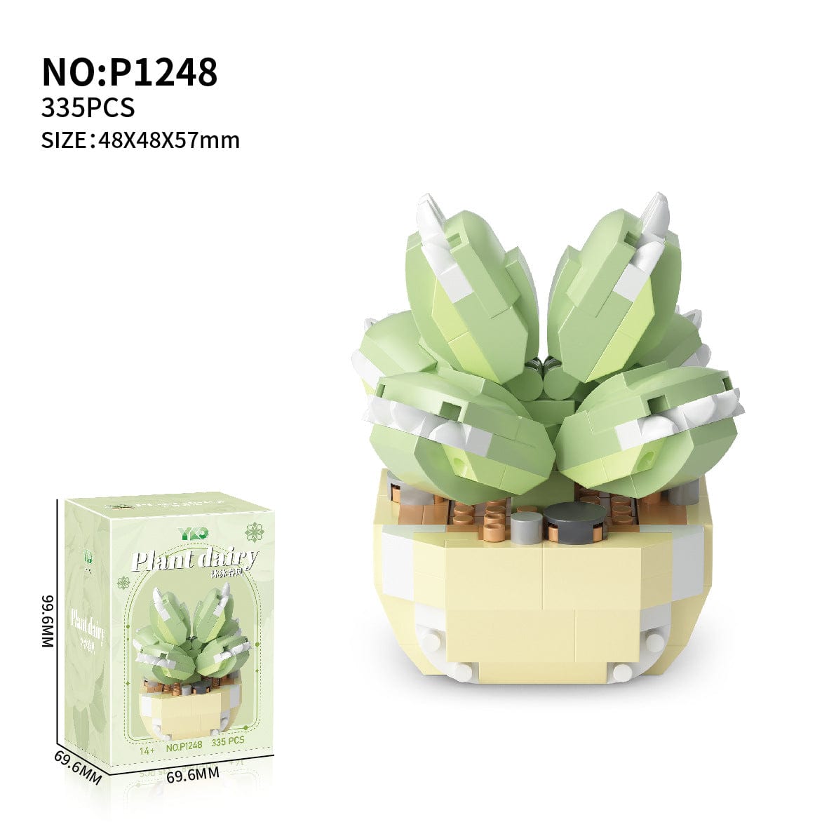 LEGO Compatible Succulents Assembly Building Blocks