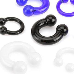 Lightweight All UV Acrylic Horseshoes with Ball Ends