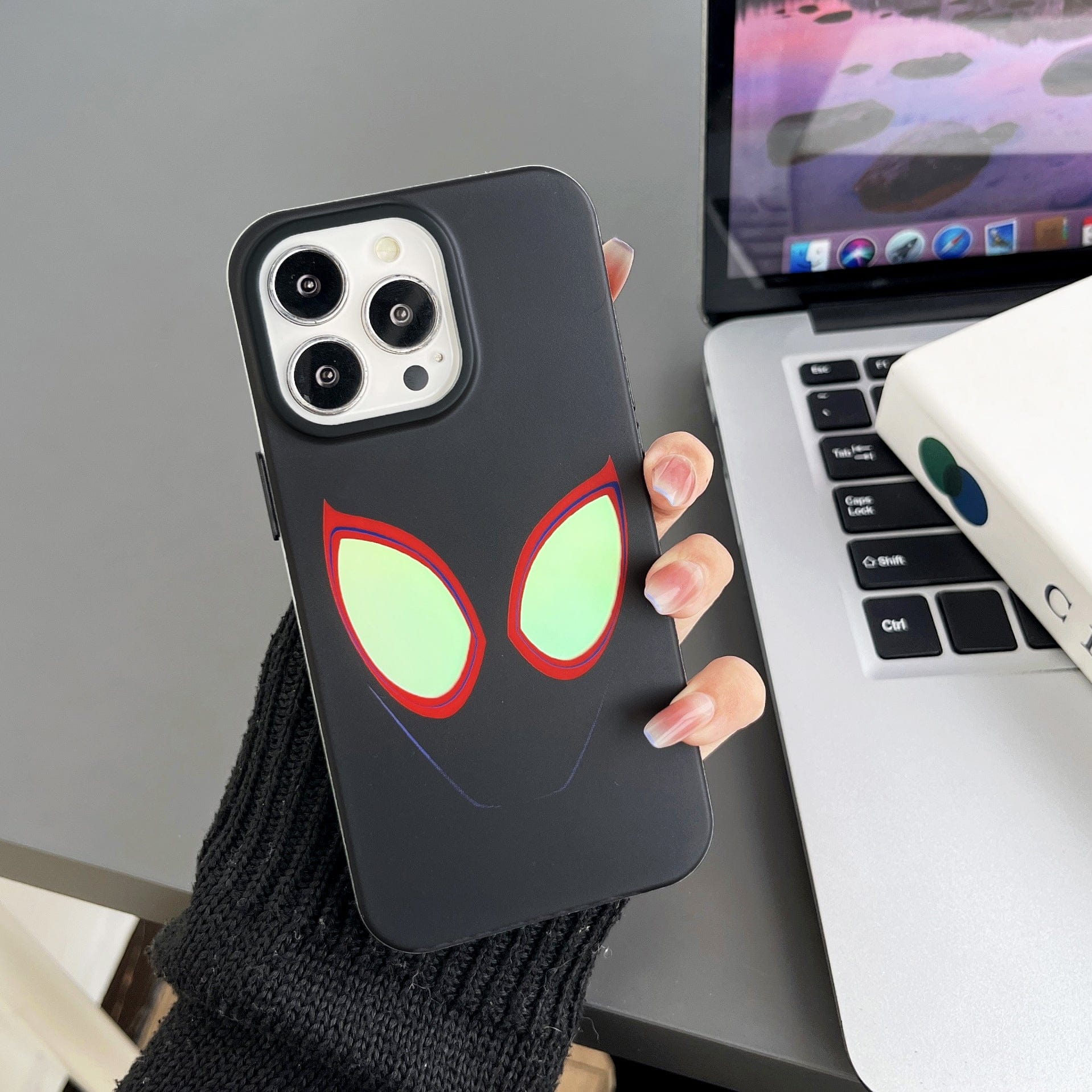 Marvel Spider-Man Laser Couple iPhone Case