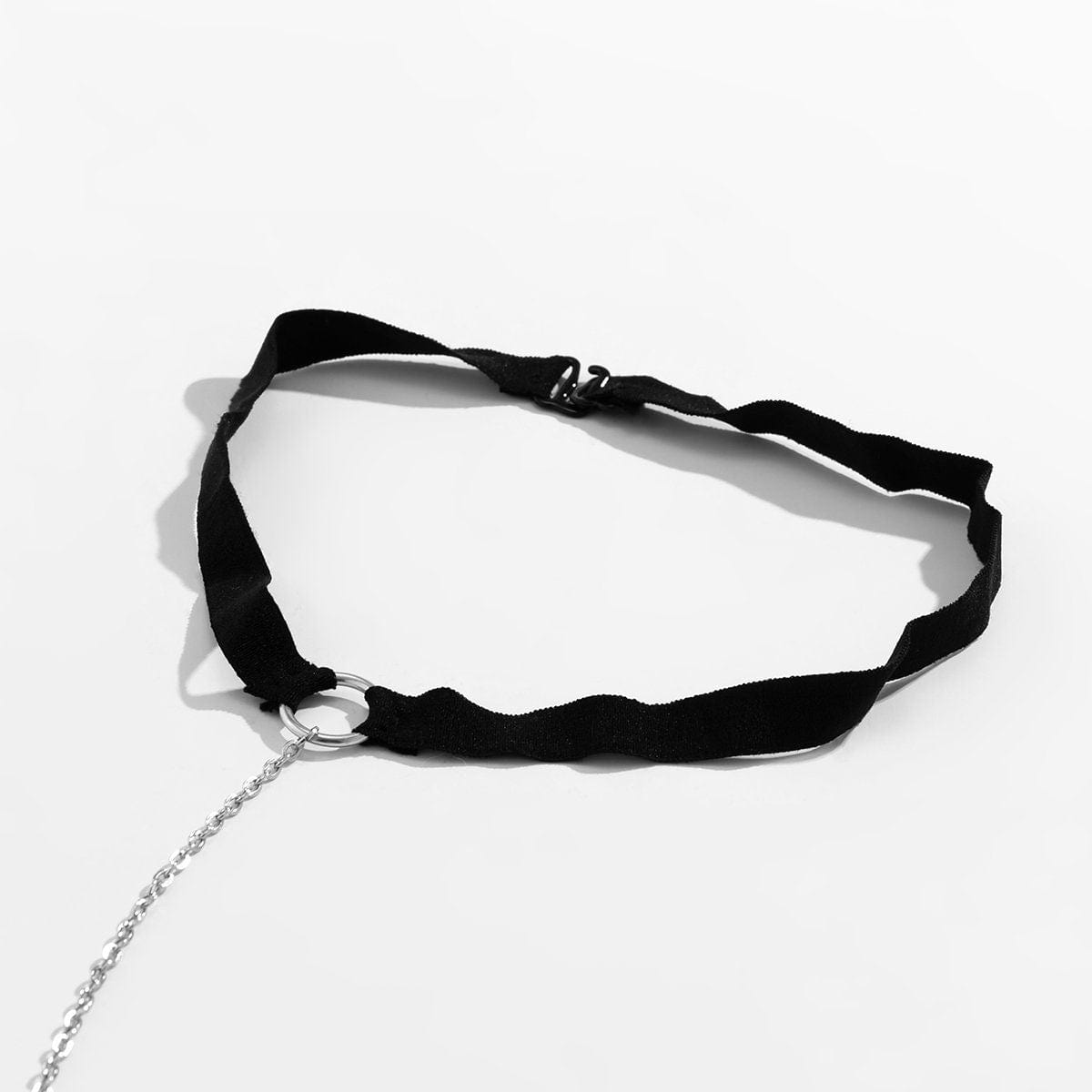 Minimalist Elastic Band Body Chain Necklace