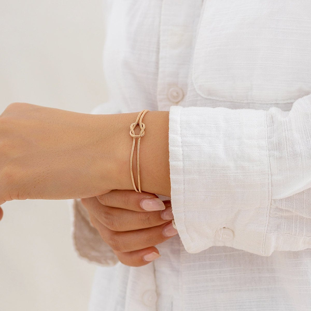 Minimalist Layering Snake Chain Bracelet