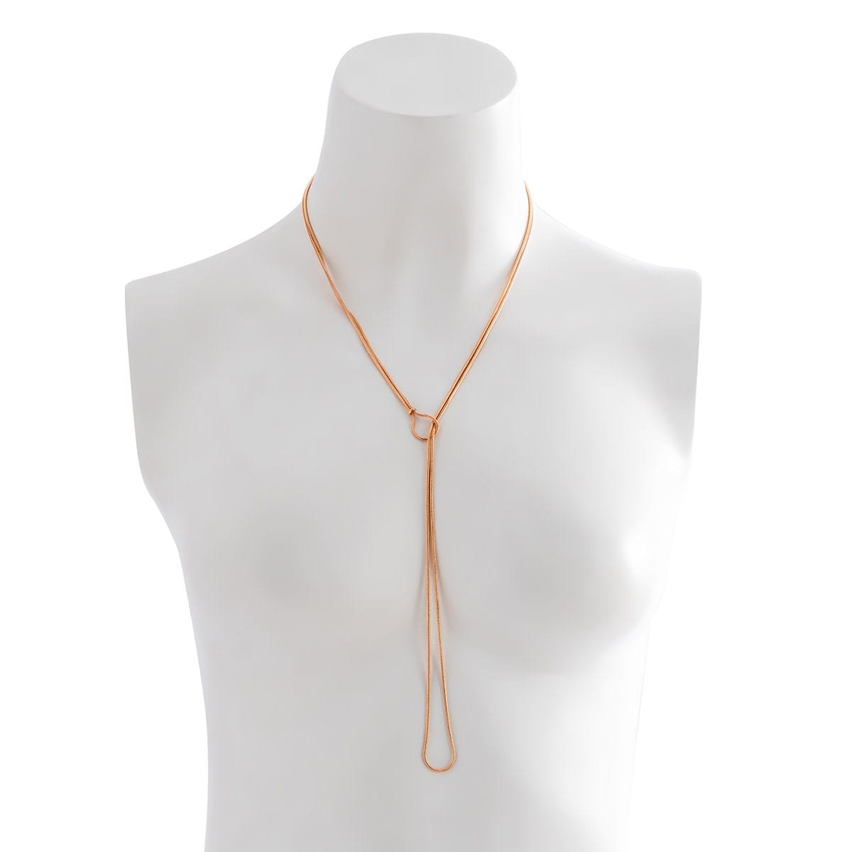 Minimalist Layering Snake Chain Y Necklace