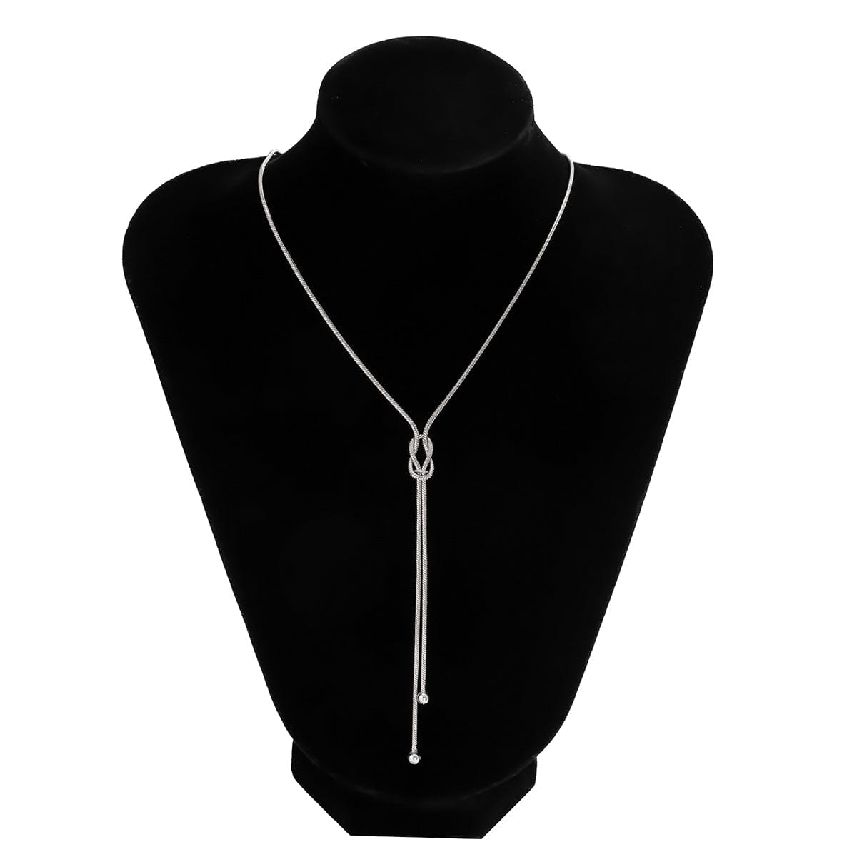 Minimalist Snake Chain Y Necklace