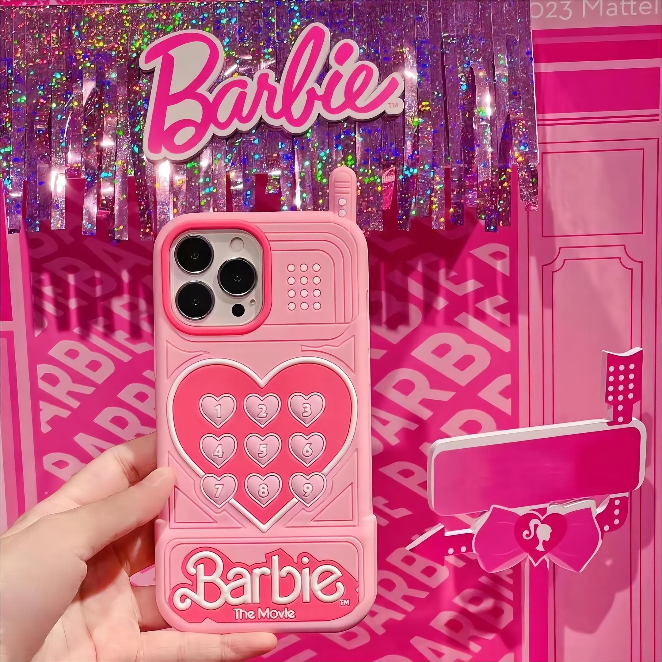 Pink Barbie Heart iPhone Case