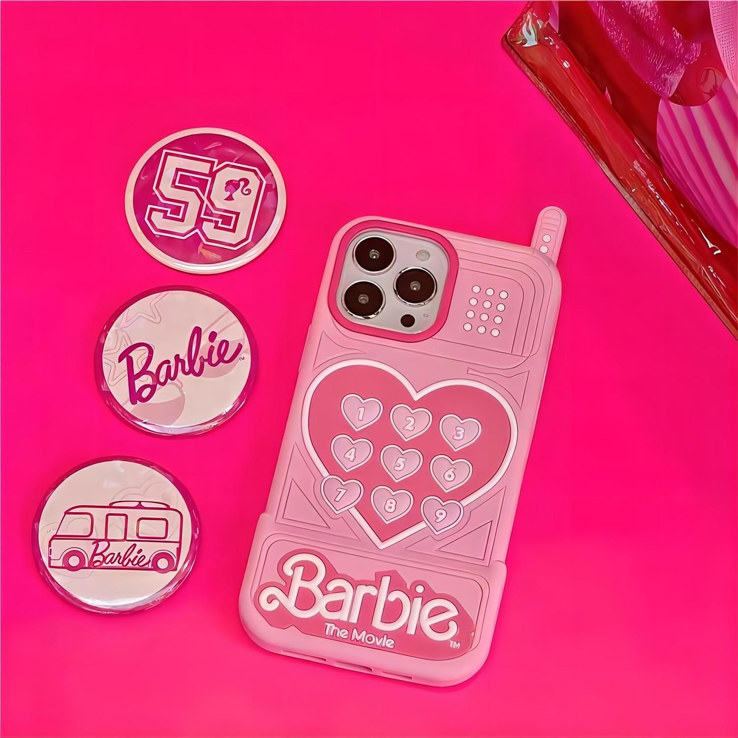 Pink Barbie Heart iPhone Case