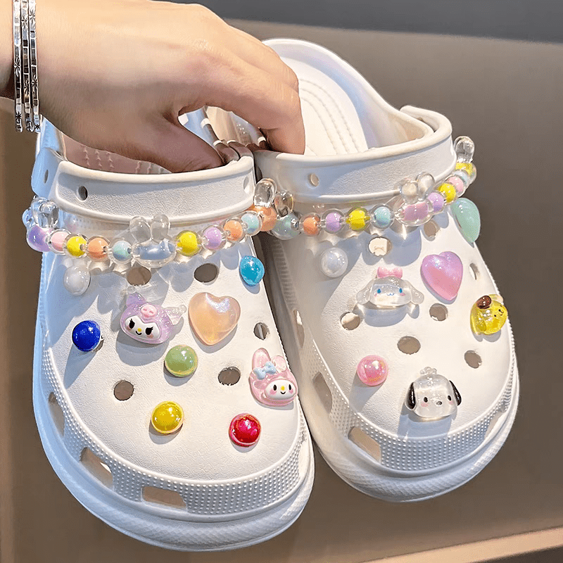 Sanrio Cute Crocs Sandals Decoration Shoe Charms