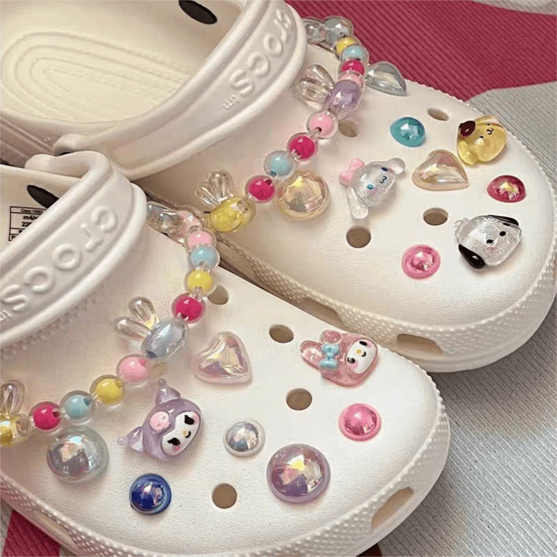 Sanrio Cute Crocs Sandals Decoration Shoe Charms