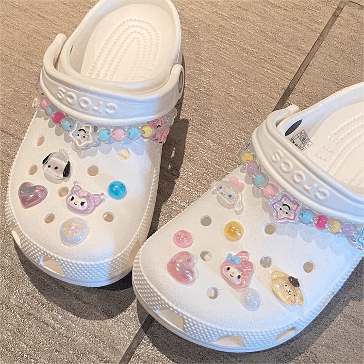 Sanrio Cute Crocs Sandals Decoration Shoe Charms